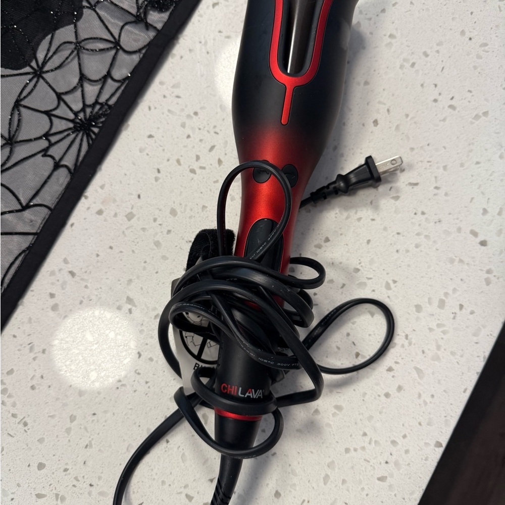 CHI Lava Hair Styling Tool - Black and Red